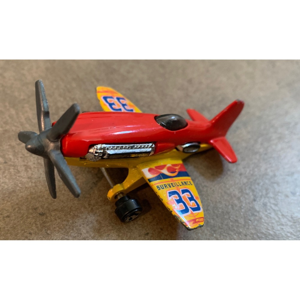 Rare Mattel P-51Mustang‎ Diecast 5 Prop  D41 Surveillance 33. 3"x2.25"